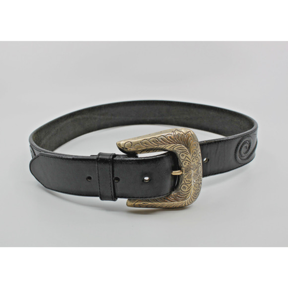 Brighton Other - A6 BRIGHTON Leather Western Buckle Belt Sz M